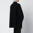 Cappotto Ina nero in misto lana