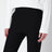 Gael black leggings in viscose blend