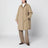 Cappotto Etoli beige in velluto di cotone