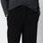 Pantaloni Coleman neri in gabardine di lana
