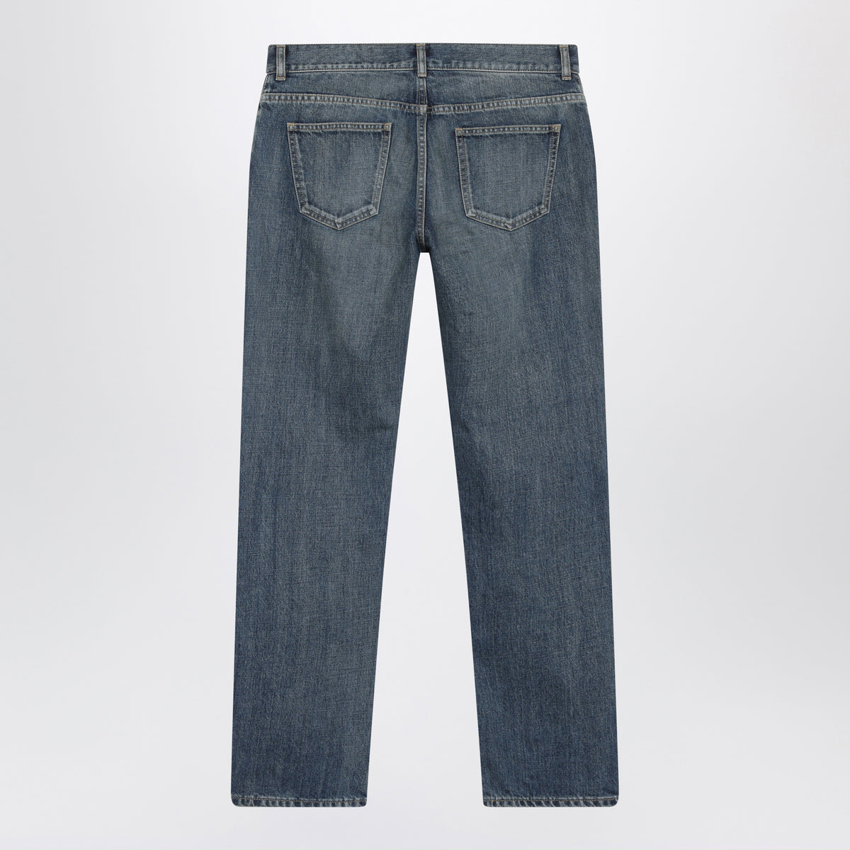Medium blue cotton denim jeans