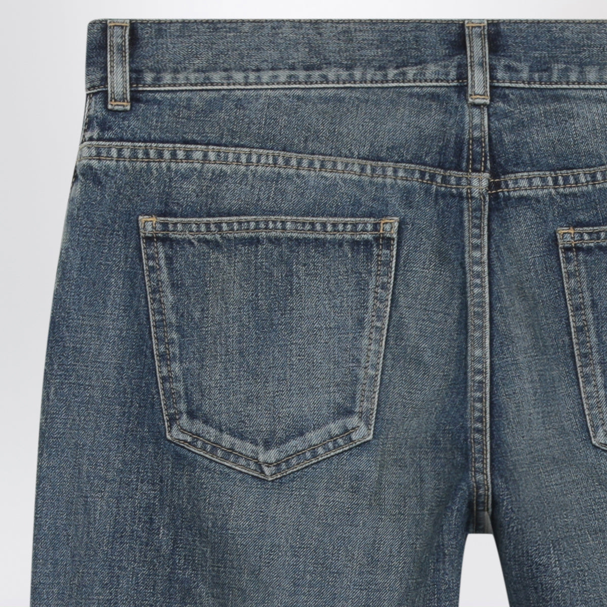 Medium blue cotton denim jeans