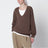 Phef Fudge Cotton and Cashmere V-Neck Sweater