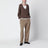 Phef Fudge Cotton and Cashmere V-Neck Sweater