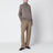Plira Grey Taupe Cashmere Turtleneck Sweater