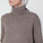 Plira Grey Taupe Cashmere Turtleneck Sweater