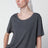 Dera T-Shirt in meliertem Baumwolljersey