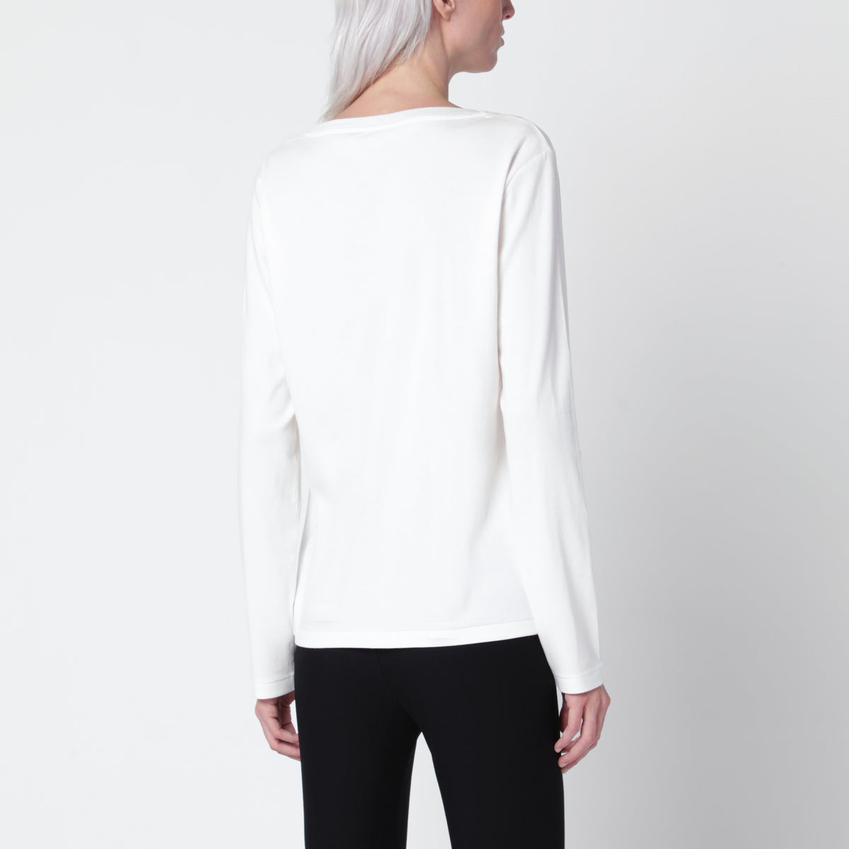 T-shirt Kalto bianco avorio in cotone