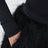 Pantalon noir Reed à franges