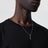 Collier avec pentagramme en métal