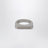 Palladium-finished brass Hollywood ring