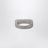 Palladium-finished brass Hollywood ring