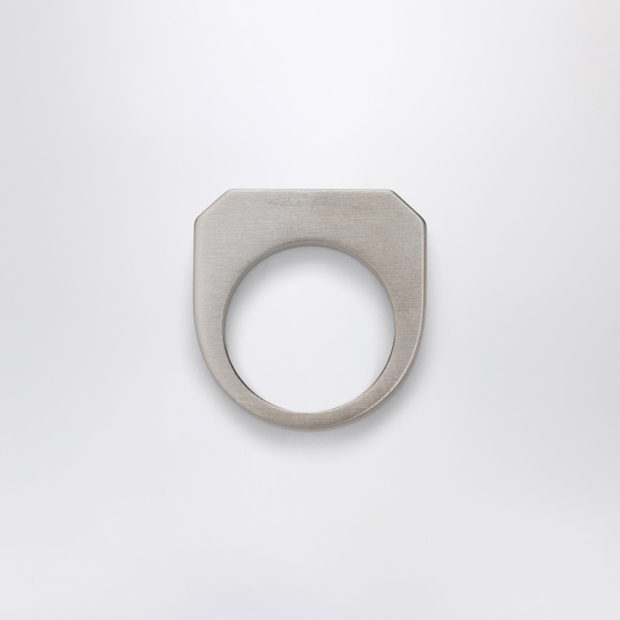 Hollywood-Ring aus Messing mit Palladium-Finish