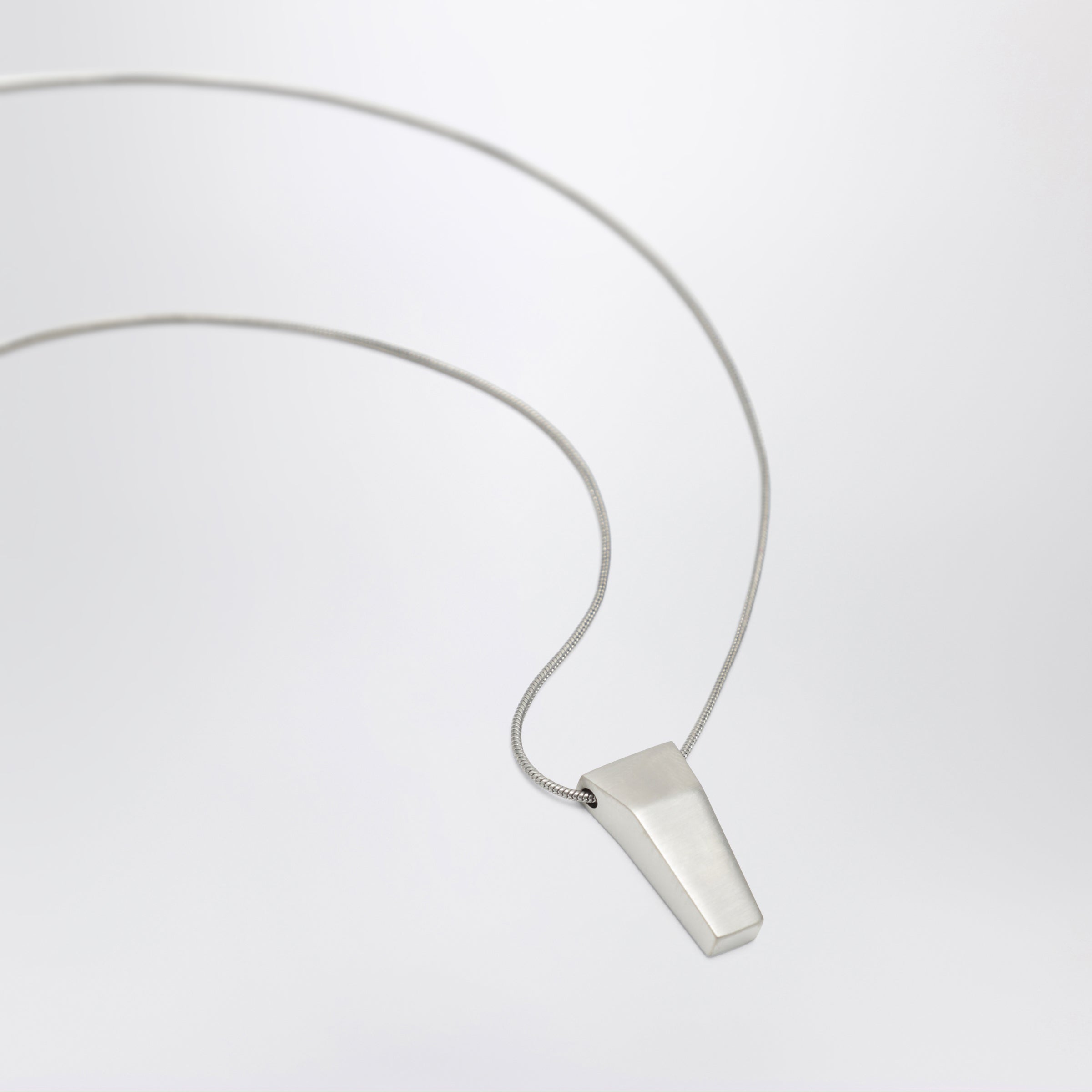 Rick Owens Palladium Brass Trunk Pendant Necklace | TheDoubleF