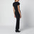 Robe Nadela noire en jersey drapé