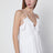 Weißes Vasma-Kleid aus Baumwoll-Voile