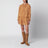 Robe en coton couleur caramel Lenora