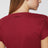 Nadra wrap dress in dark burgundy jersey