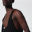 Schwarzes Pony Tanktop Aus Leichter Baumwolle