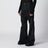 Black Megastrapped Bolans Jeans In Nylon Canvas