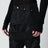 Black Megastrapped Bolans Jeans In Nylon Canvas