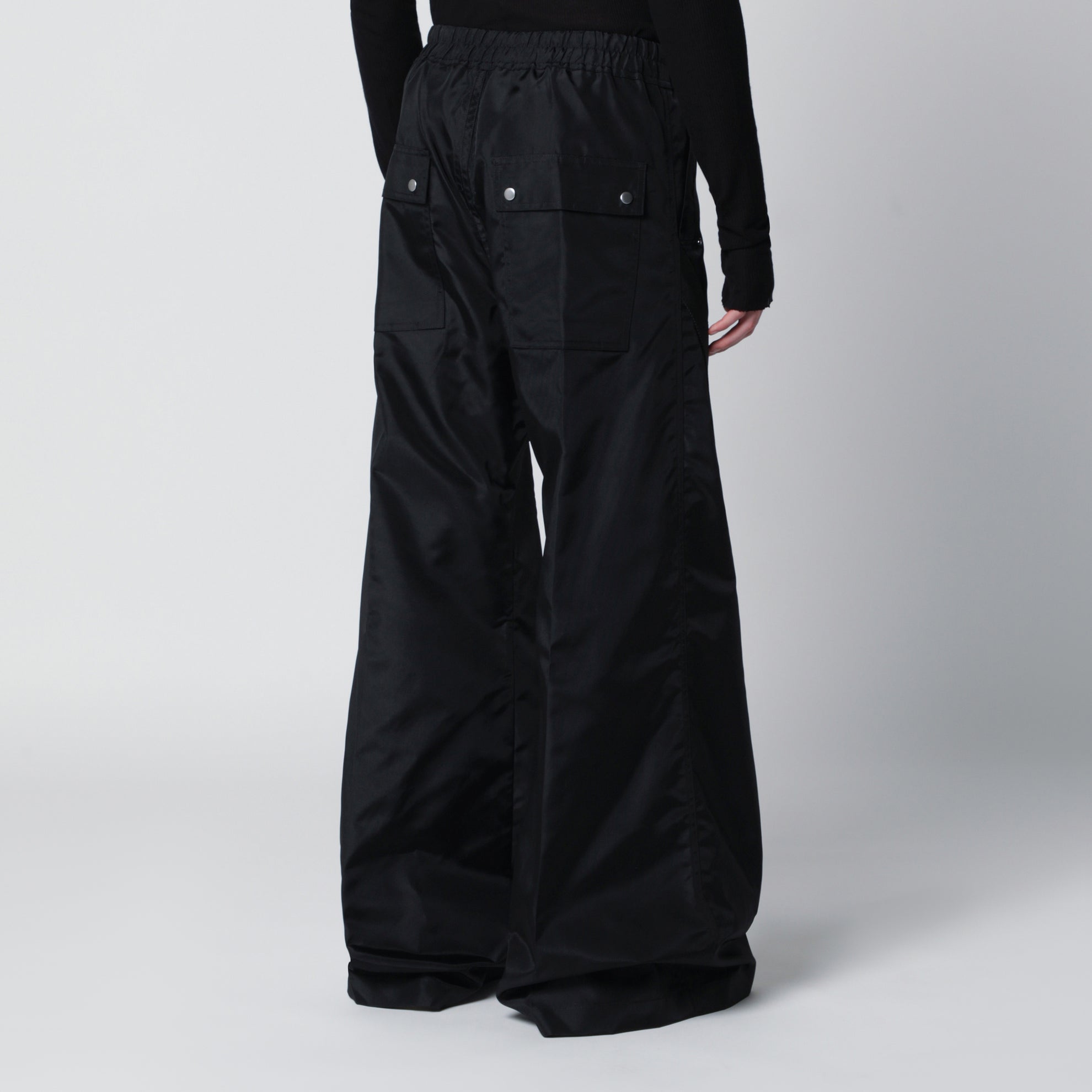 Pantaloni Strapped Wide Bela neri