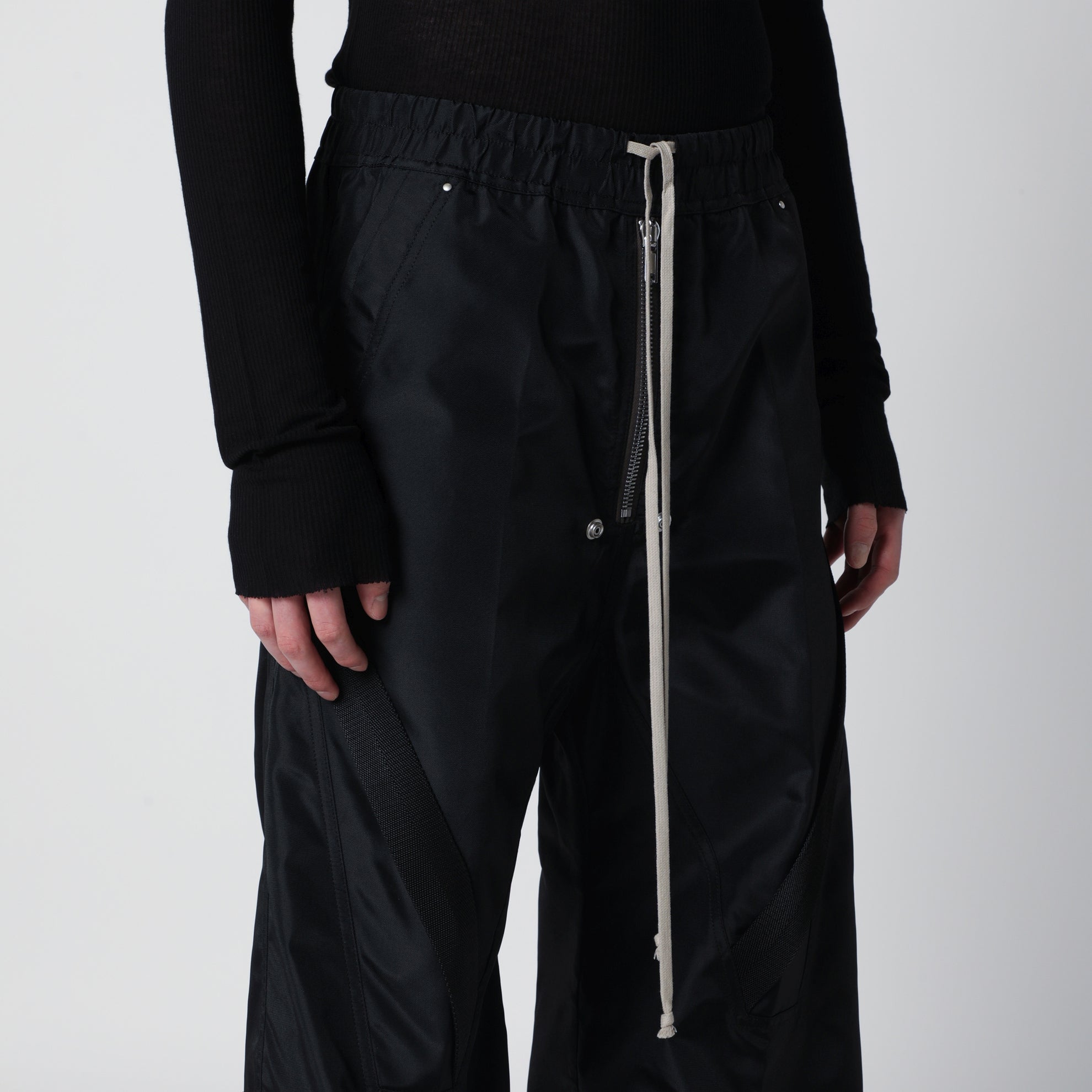 Pantaloni Strapped Wide Bela neri