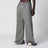 Grey mélange Bela wide-leg trousers