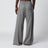 Grey mélange Bela wide-leg trousers