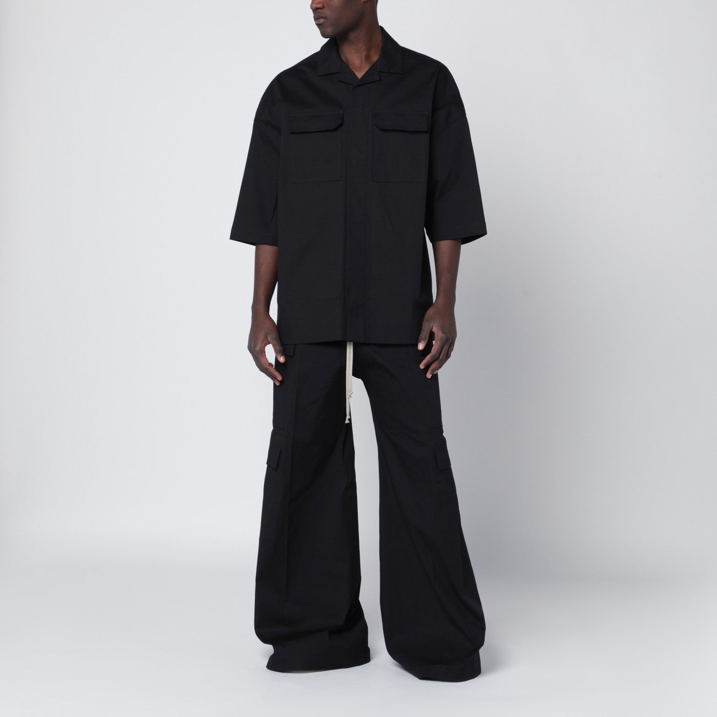 Black shirt with pockets