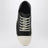 Sneakers Concordians en cuir noir/blanc