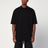 Schwarzes T-Shirt aus Baumwolle