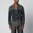 V-neck Shirt in Grey Degradé Denim