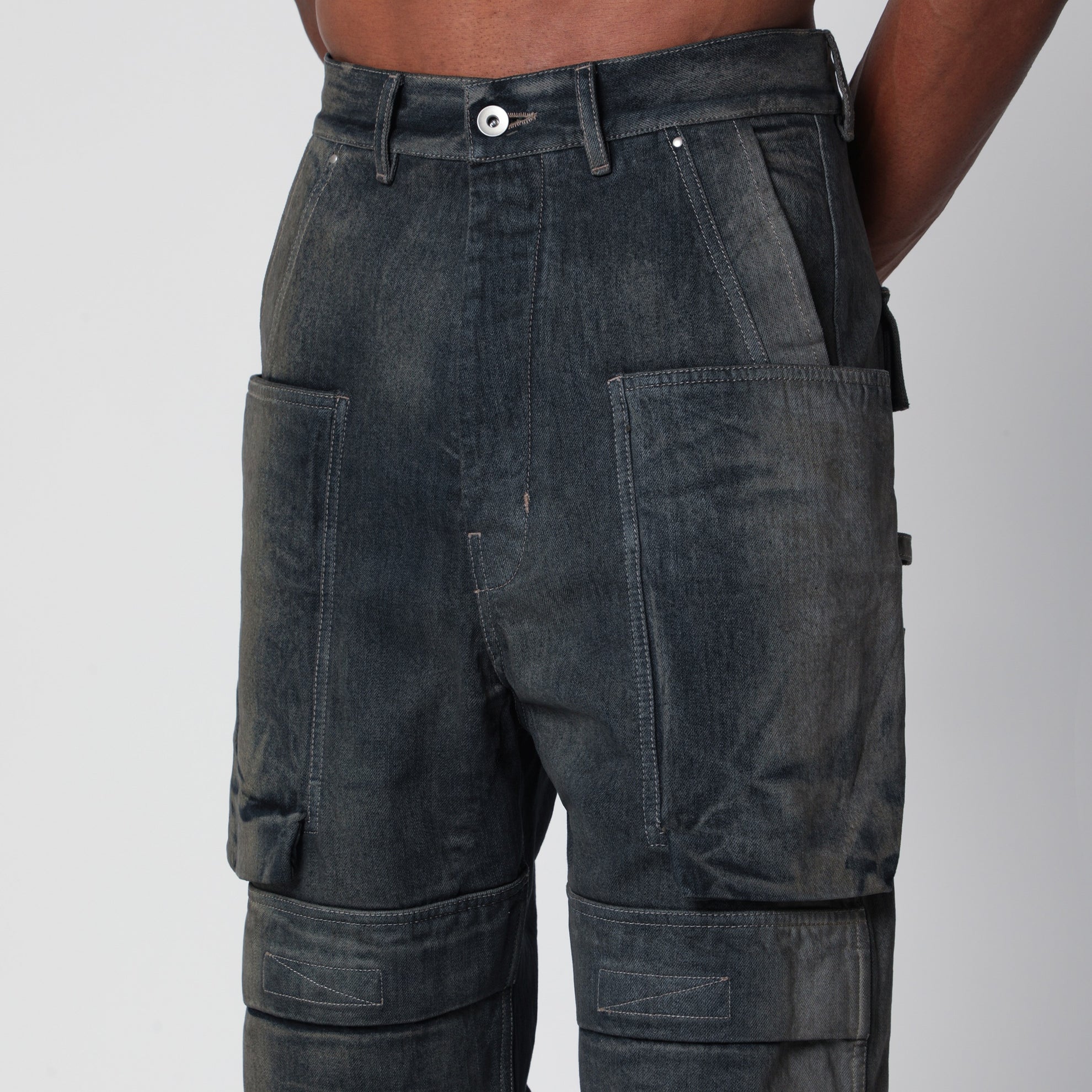 Stefan Cargo straight-leg denim jeans with pockets