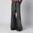 Wide-Leg Pants in Grey Degradé Denim