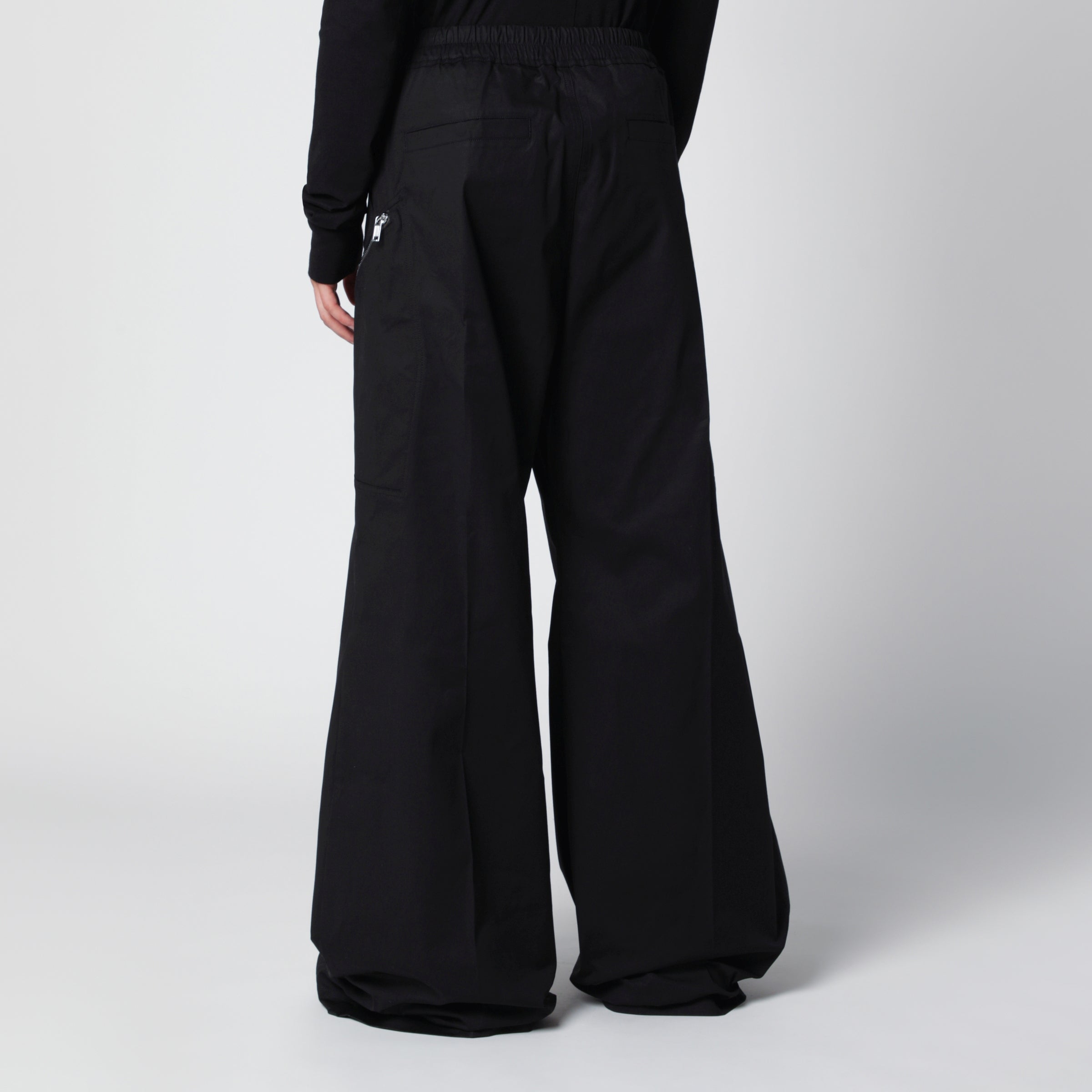 Rick Owens Black cotton trousers | TheDoubleF