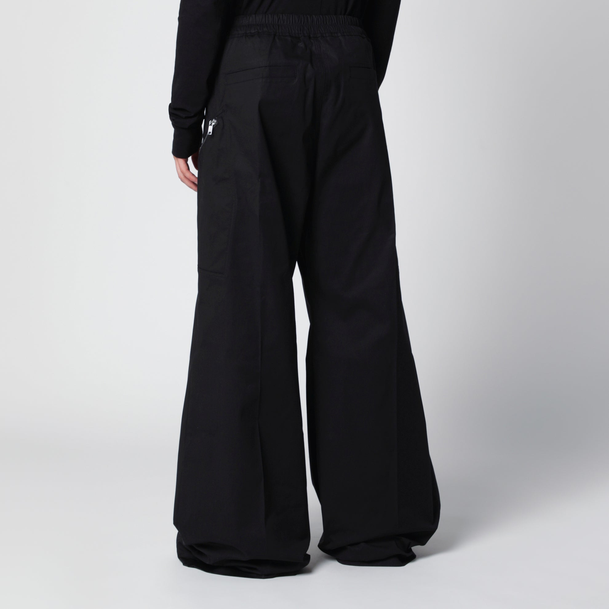 Pantalon noir en coton