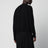 Maglione nero in lana e cashmere