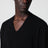 Maglione nero in lana e cashmere