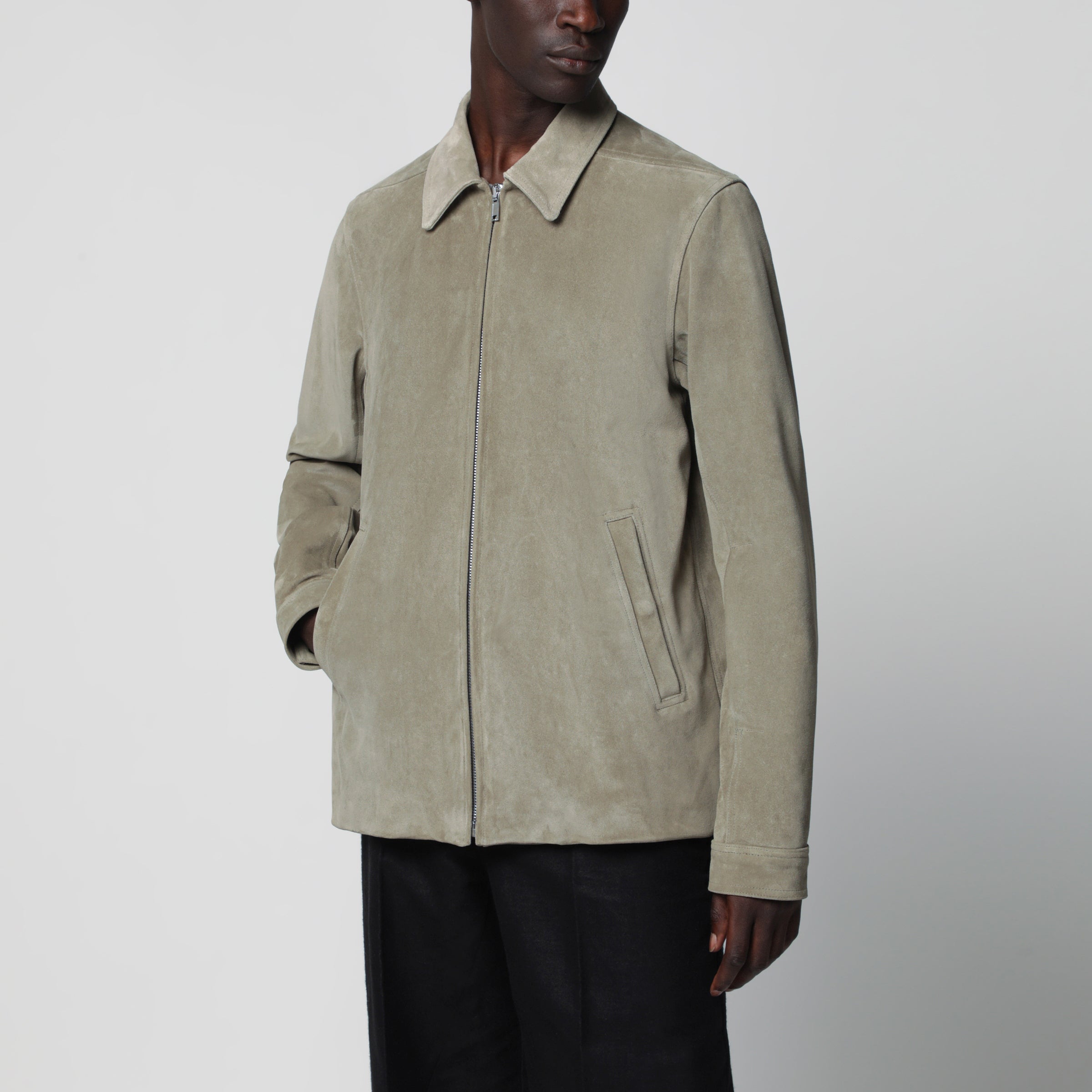 Rick Owens Pearl suede Brad jacket | TheDoubleF