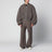 Taupe Tower Secchia Flight jacket in wool