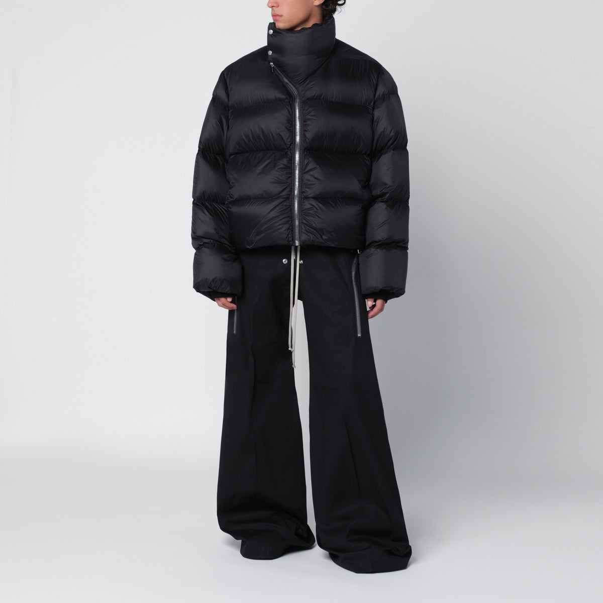 Giacca Turtle nera in nylon