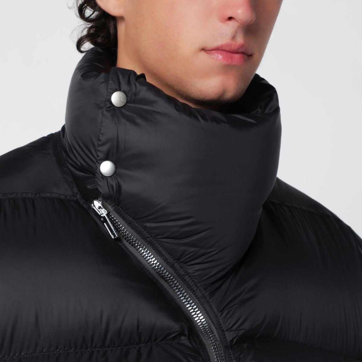 Giacca Turtle nera in nylon