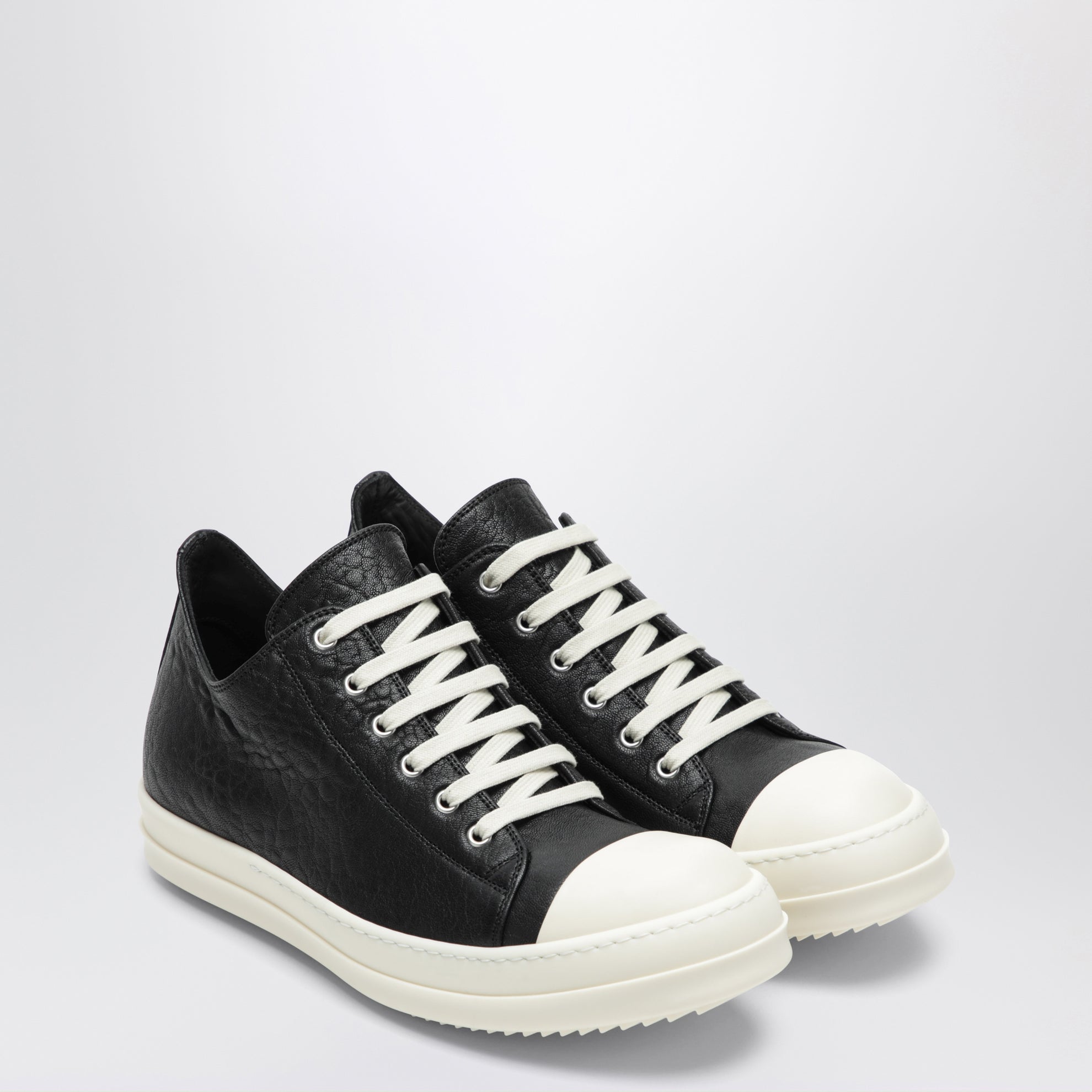 Sneakers Low Sneaks en cuir de veau noir