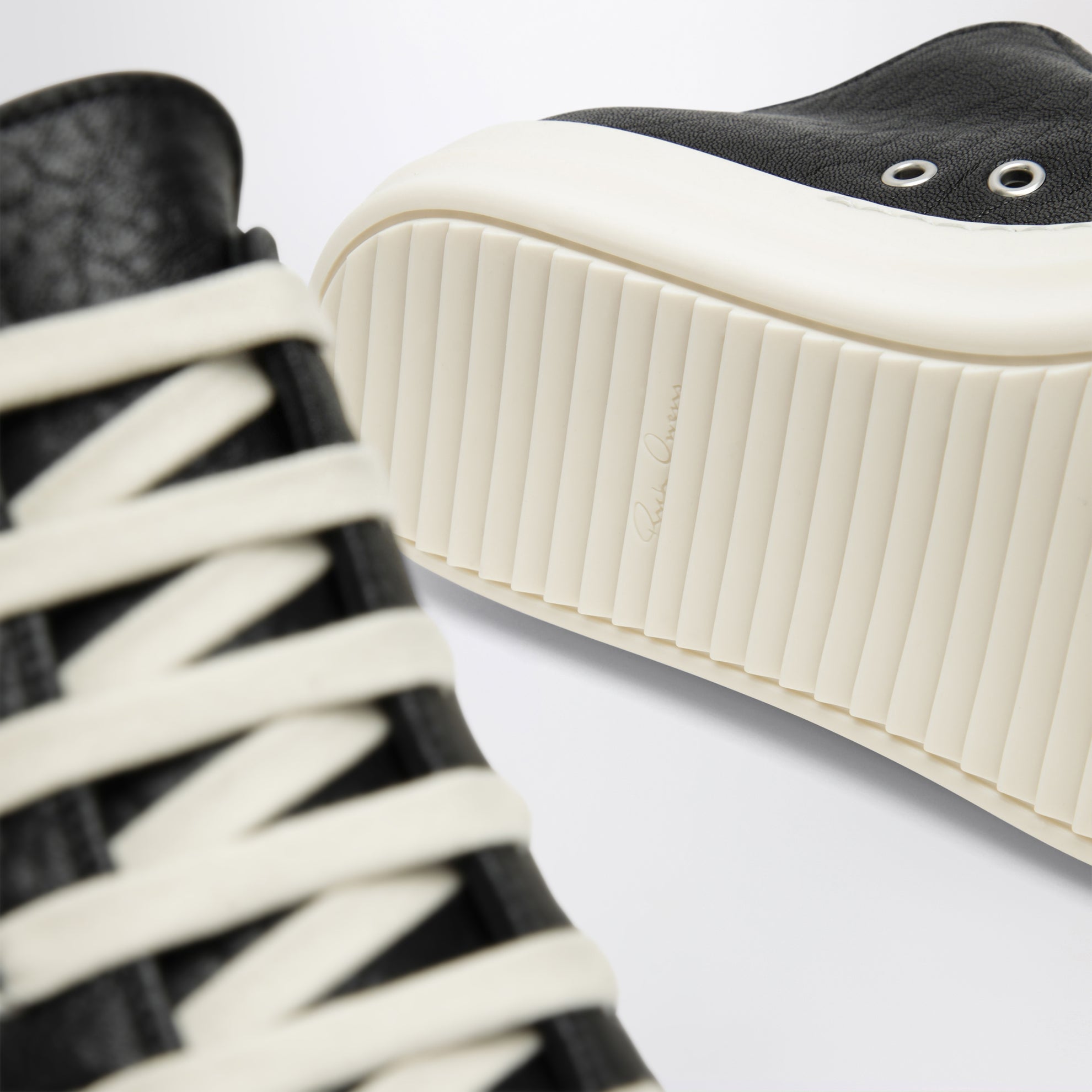 Sneakers Low Sneaks en cuir de veau noir