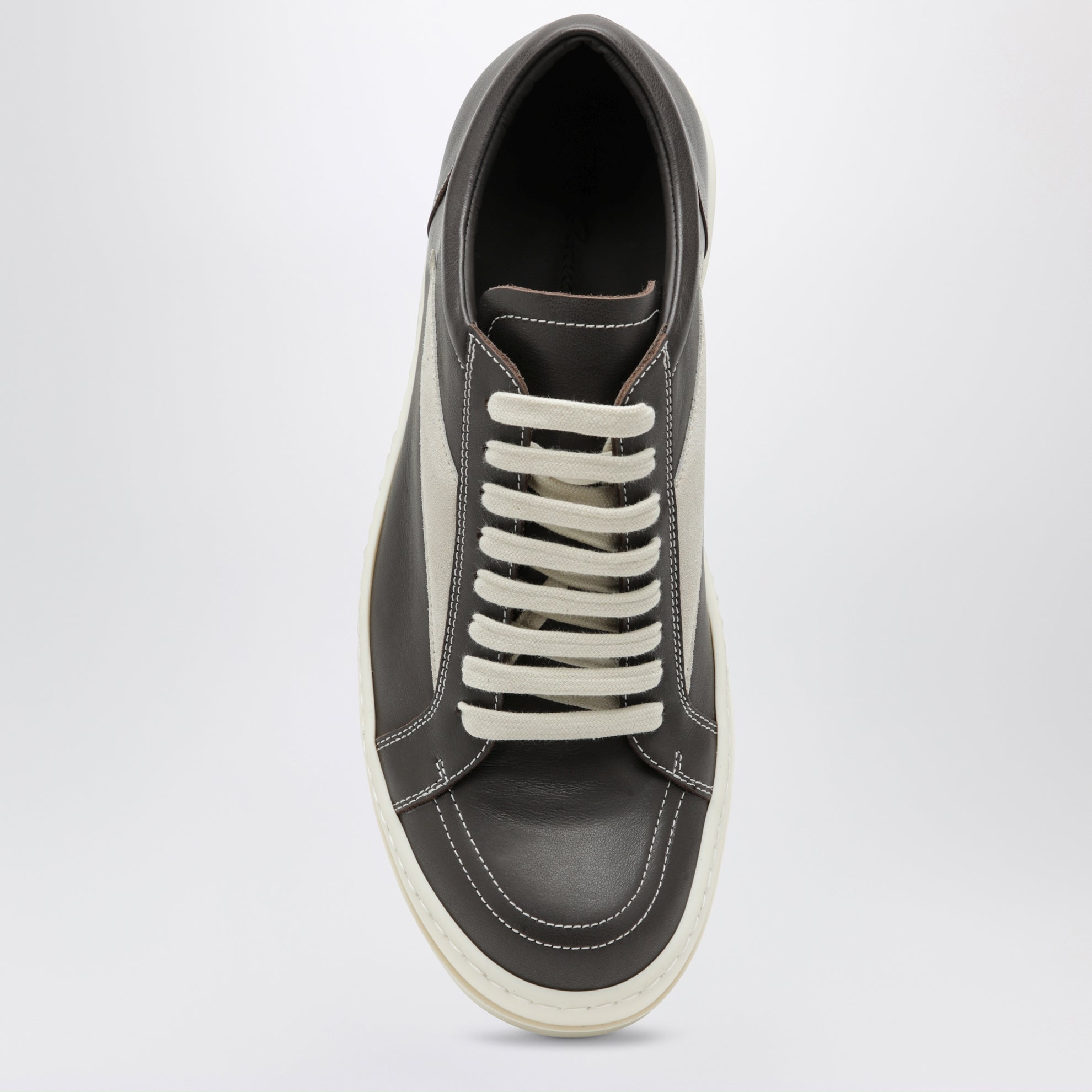 Sneakers Vintage gris poussière/blanc lait