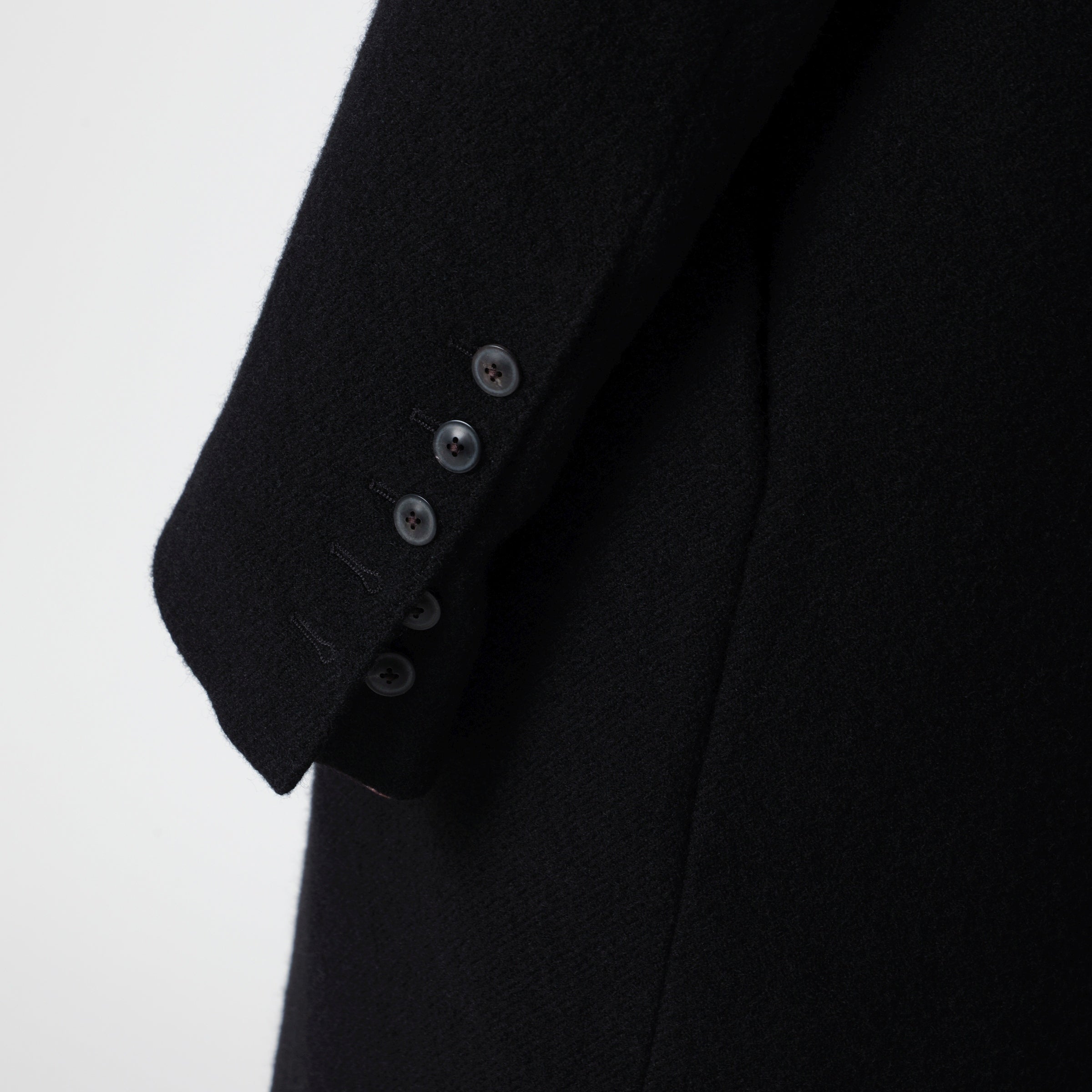 Rick Owens Black single-breasted wool coat | TheDoubleF