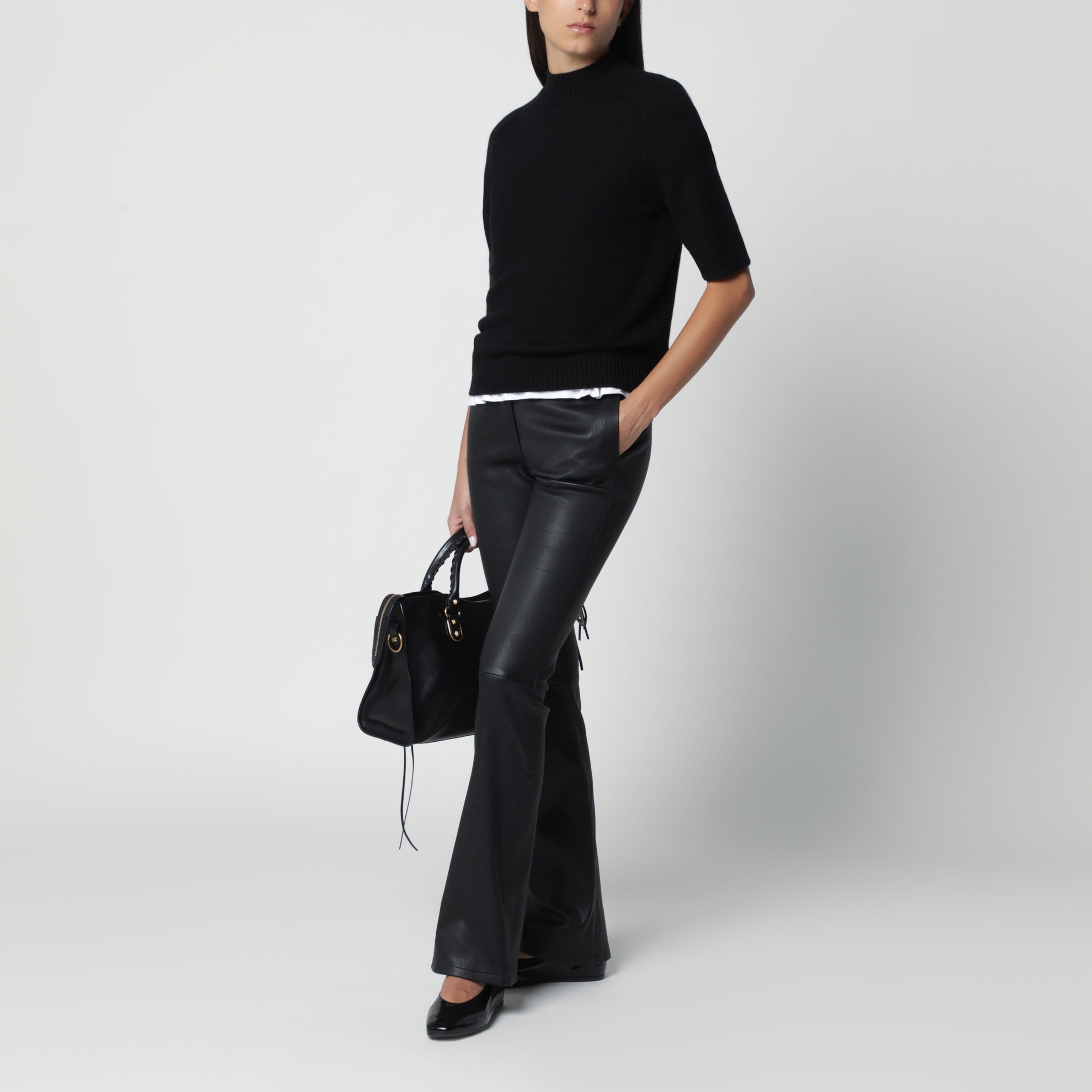Maglia nera in cashmere
