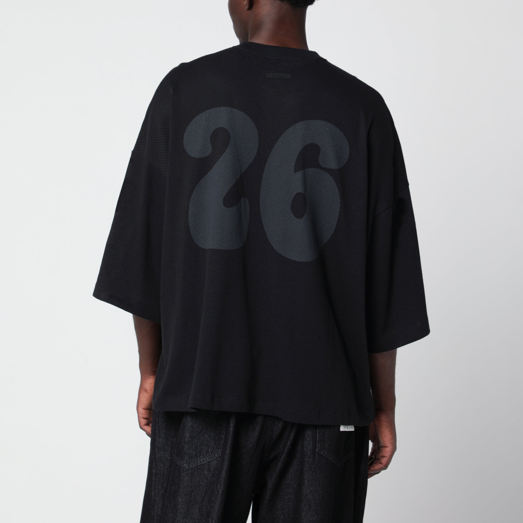 Black Essentials T-shirt in tri-blend jersey
