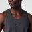 Essential iron grey cotton tank top